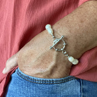 Baroque Pearl Bracelet with Toggle Clasp-Bracelets- Creative Jewelry by Marcia